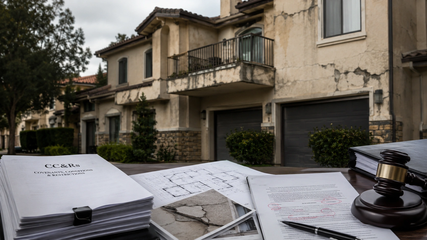 A Thousand Oaks HOA found $5.6M in construction defects — then nearly lost the right to sue over a clause the developer wrote into its own CC&Rs. What the 2020 ruling changed.